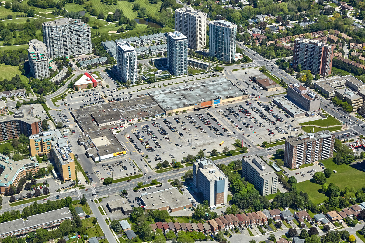 Aerial Photo - Scarborough Shopping Mall
