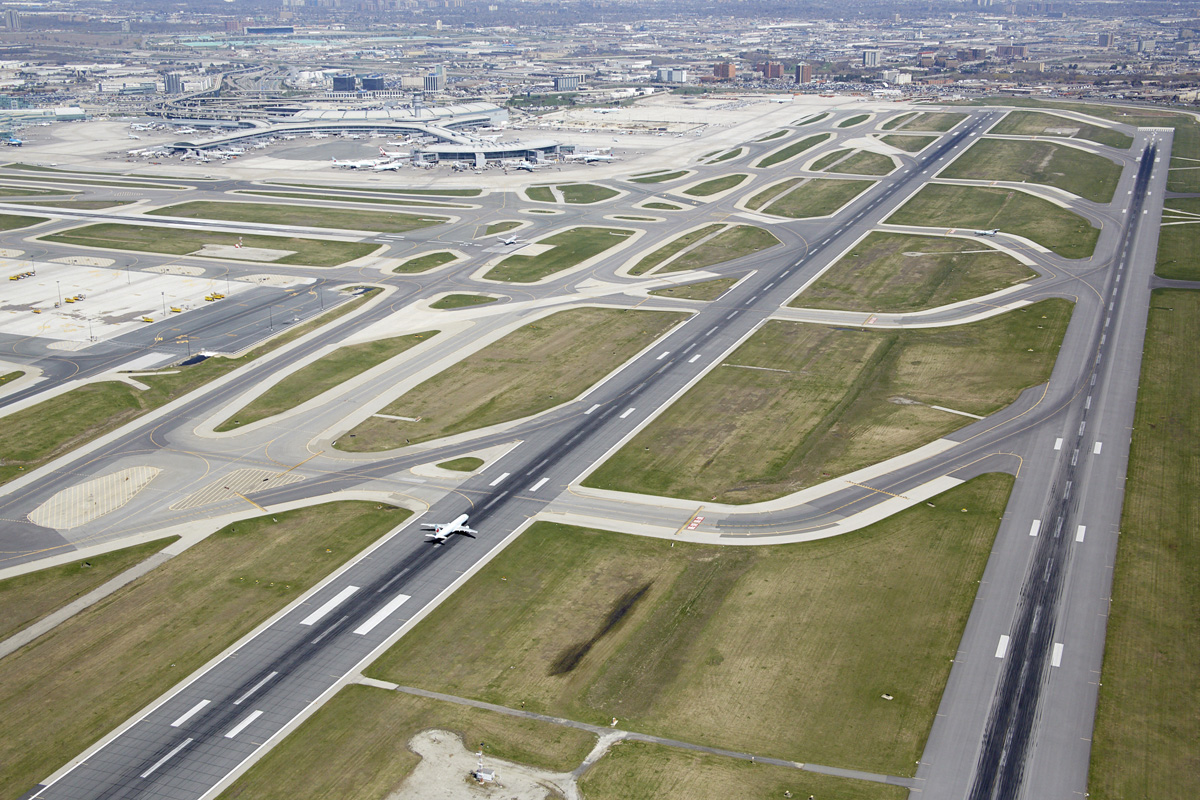Aerial Photo - Toronto Pearson Airport Runway