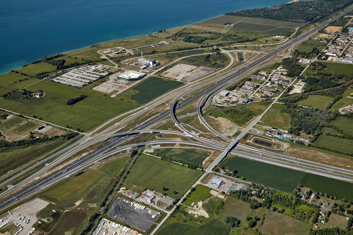 Aerial Photo - Transportation Highway Intersection Progress 401