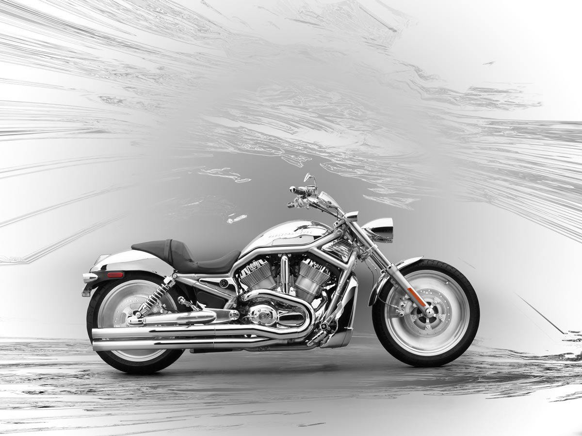 Illustrative Photo - Harley Davidson Custom Chrome Motorcycle