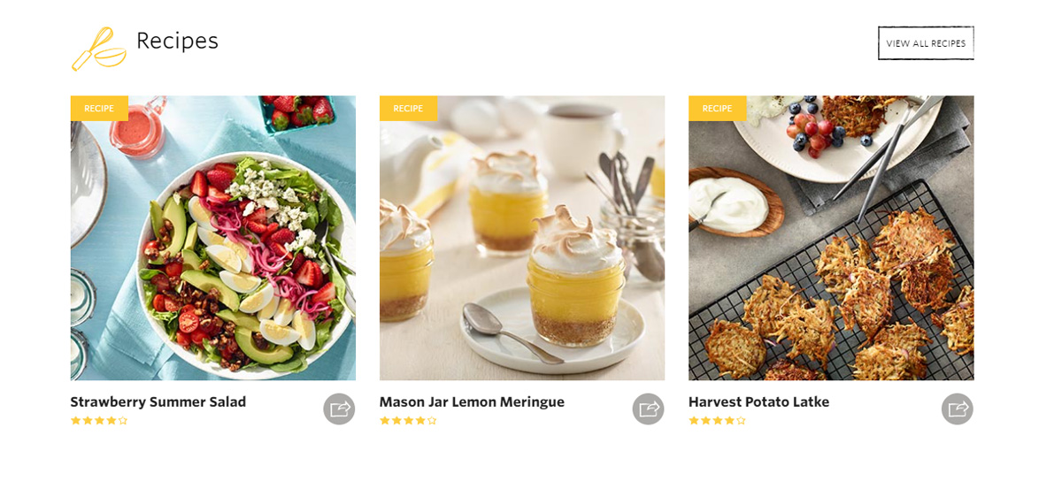 Food Photo - Egg Farmers Recipes Website