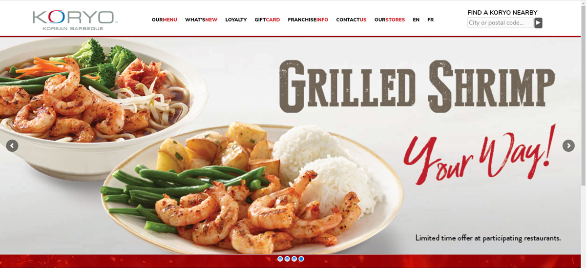 Food Photo -Grilled Shrimp Dinner Bowl