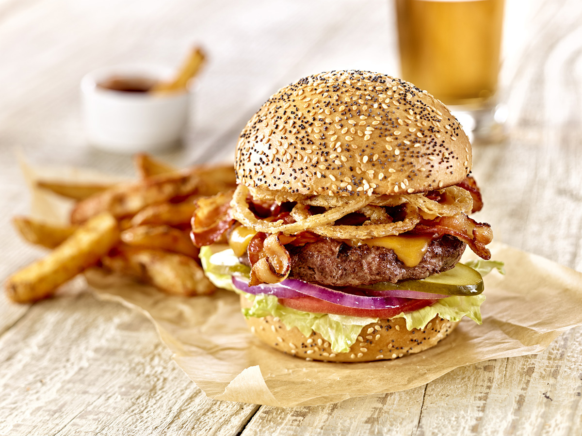 Food Photo - Hamburger Fries Restaurant Toronto