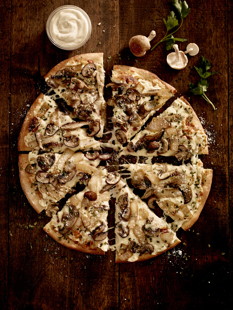 Food Photo - Mushroom Truffle Pizza