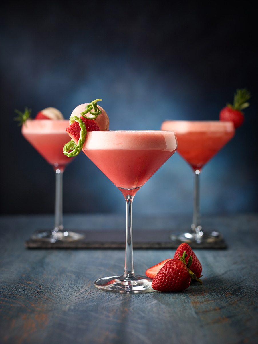 Food Photo - Strawberry Margaretta Cocktails