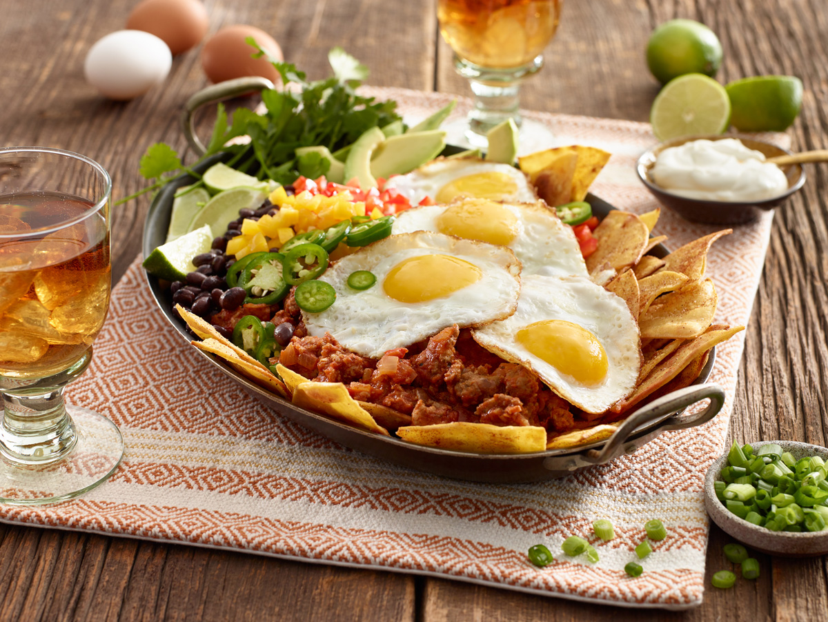 Food Photo -Tex Mex Egg Beef Nachos