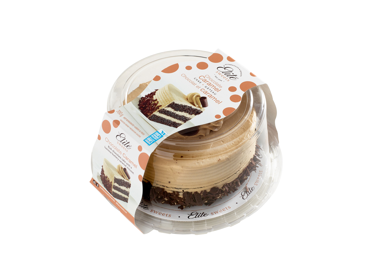 Product Photo - Chocolate Caramel Cake Packaging