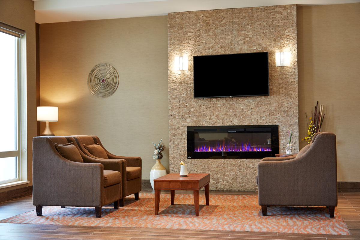 Property Photo - Hotel Lobby With Fireplace