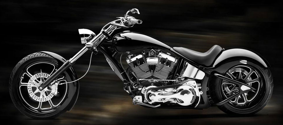 Vehicle Photography - Harley Davidson Low Rider Chopper