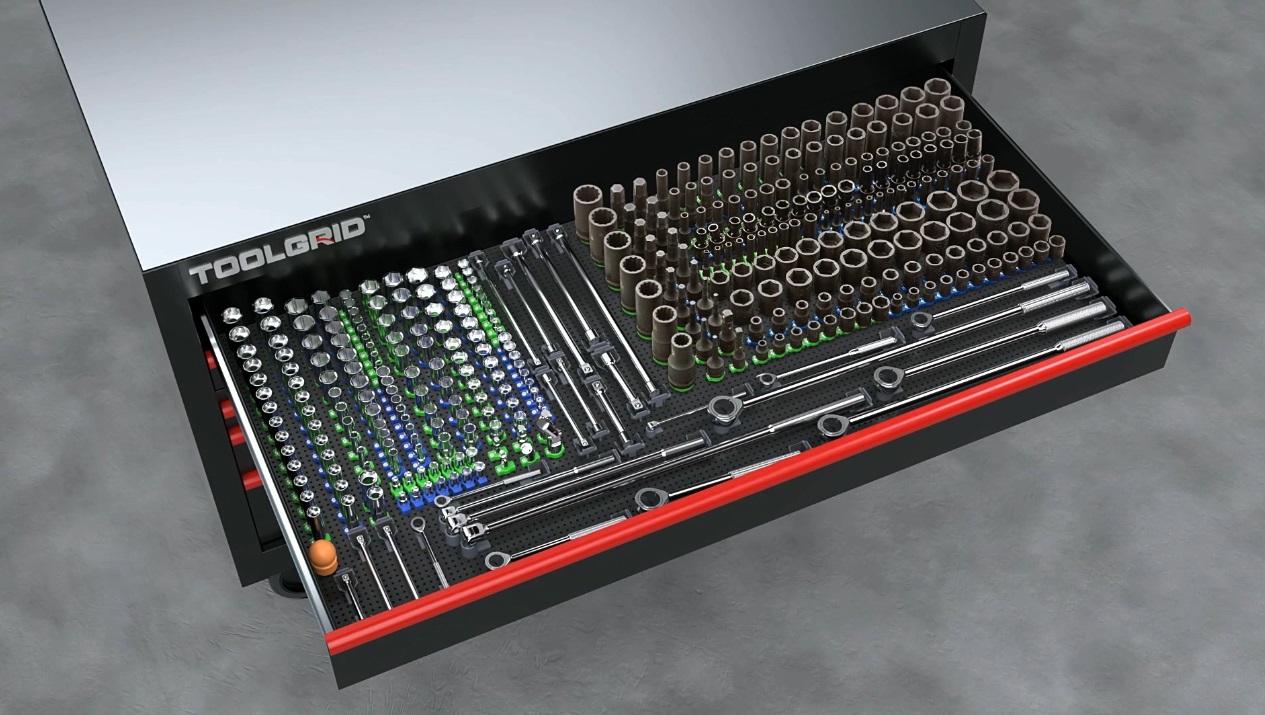 3D Rendering - Mantis Tool Grid
