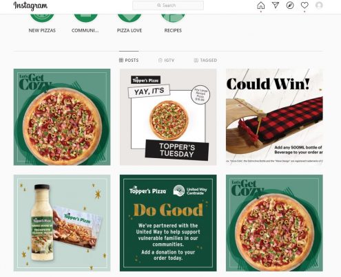 Content Creation - Toppers Pizza