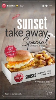 Content Creation - Sunset Grill